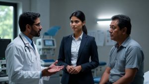 professional medical interpreter reducing healthcare interpreter risk during hospital consultation