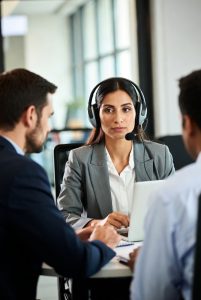 Hindi DBA interpreter assisting with legal and medical communication in the USA